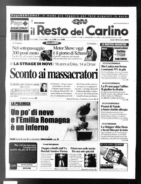 Il Resto del Carlino : giornale dell'Emilia